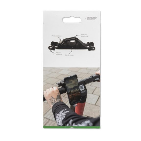 4smarts City biciklis tartó, fekete