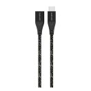 4smarts Extension USB / USB-C hosszabbító kábel / adapter, 60W, 1.5m, fekete / szürke