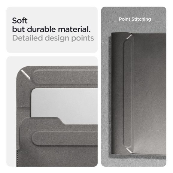 Spigen Valentinus Laptop Sleeve tok, 16", szürke