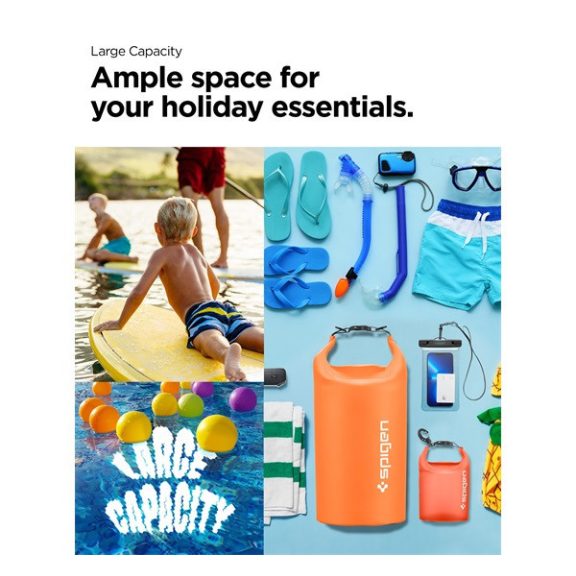 Spigen Aqua Shield A630 univerzális vízálló táska, narancssárga