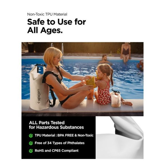 Spigen Aqua Shield A630 univerzális vízálló táska, fehér