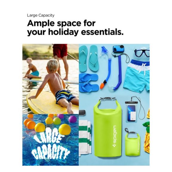 Spigen Aqua Shield A630 univerzális vízálló táska, kaktusz zöld