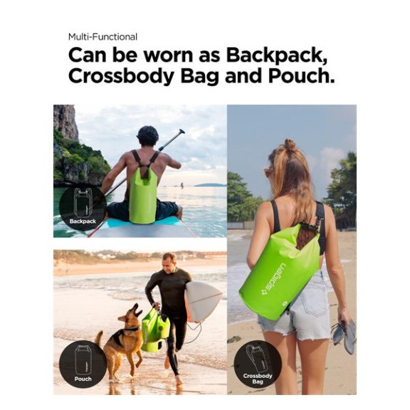 Spigen Aqua Shield A630 univerzális vízálló táska, kaktusz zöld