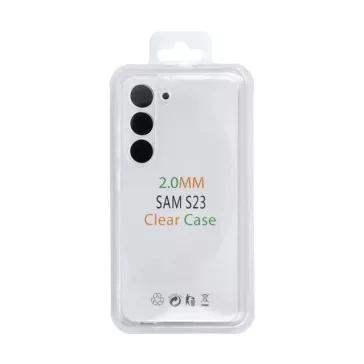   Clear 2mm Samsung Galaxy A35 5G tok, átlátszó (kamera védelemmel)