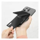 Uniq Heldro ID mágneses kártyatartó szíjjal, fekete