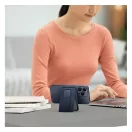 Uniq Heldro ID mágneses kártyatartó szíjjal, fekete