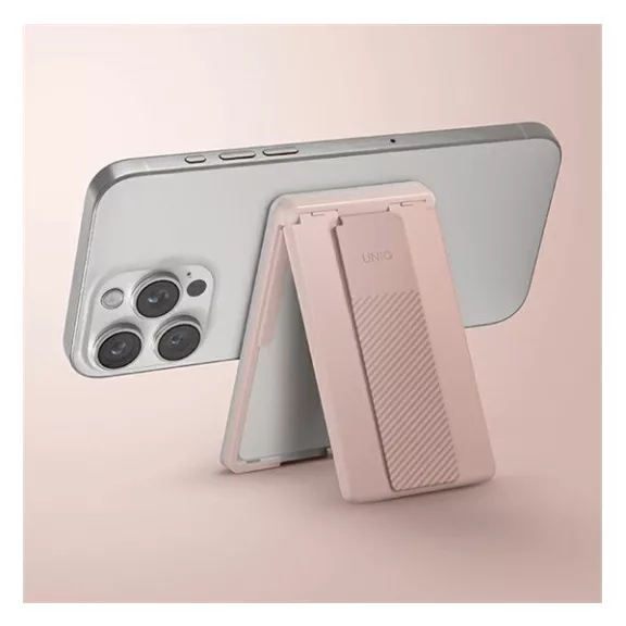 Uniq Heldro ID mágneses kártyatartó szíjjal, szürke