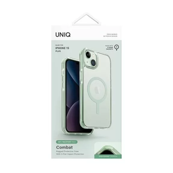 Uniq Lifepro Extreme Apple Apple iPhone 15 Plus szilikon tok, menta