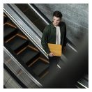 Uniq Vienna Fabric laptop tok, (max 14") zöld