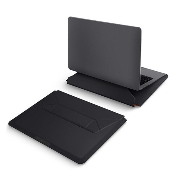 Uniq Oslo Laptop táska kihajtható kártyatartóval, ( max 14") fekete