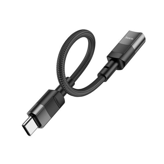 Hoco U107 USB-C - Lightning átalakító 10cm, fekete