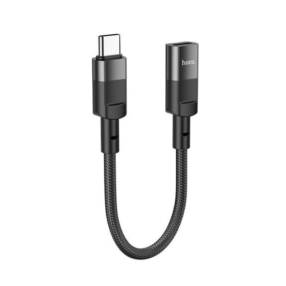 Hoco U107 USB-C - Lightning átalakító 10cm, fekete