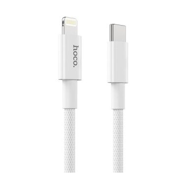   Hoco X56 USB-C / Lightning töltő- és adatkábel, 20W, 1m, fehér