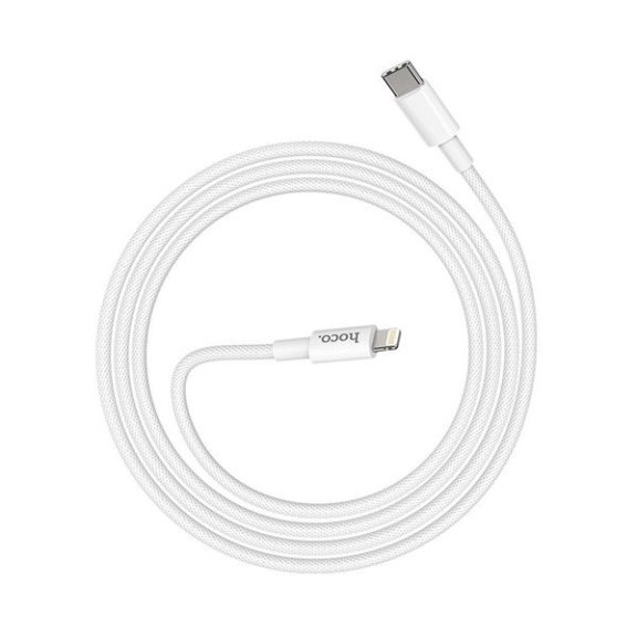 Hoco X56 USB-C / Lightning töltő- és adatkábel, 20W, 1m, fehér
