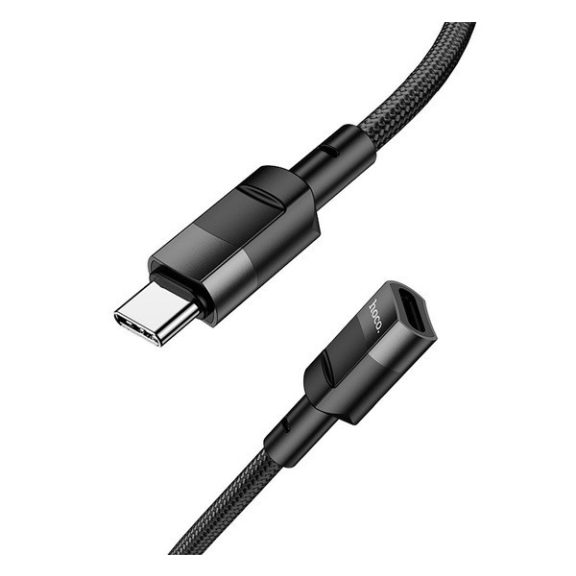 Hoco U107 USB-C hosszabbító kábel 1,2m, fekete