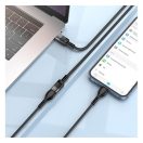 Hoco U107 USB-C hosszabbító kábel 1,2m, fekete
