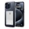 Spigen Crystal Slot Apple iPhone 15 Pro tok kártyatartóval, Crystal Clear, átlátszó