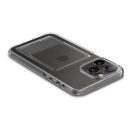 Spigen Crystal Slot Apple iPhone 15 Pro tok kártyatartóval, Crystal Clear, átlátszó