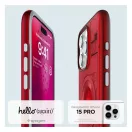 Spigen Classic C1 MagFit Apple iPhone 15 Pro tok, MagSafe, piros