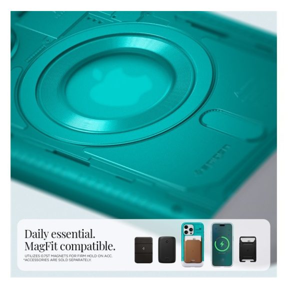 Spigen Classic C1 MagFit Apple iPhone 15 Pro tok, MagSafe, kék