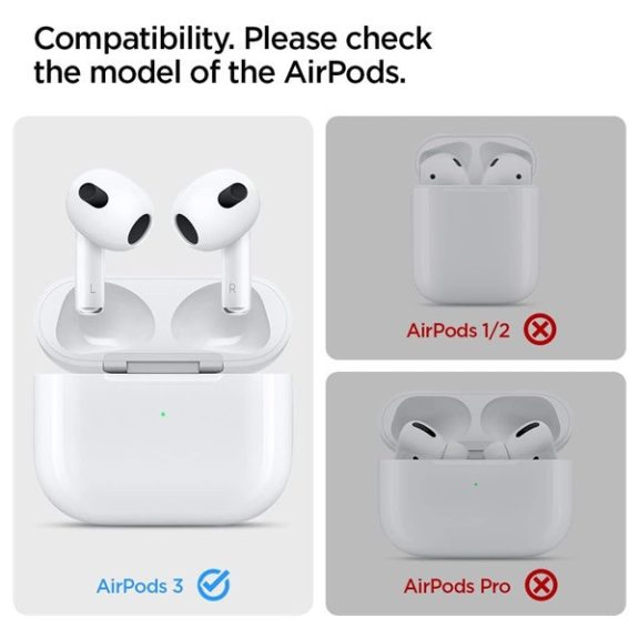 Spigen Urban Fit Apple AirPods (3. gen) tok, rozéarany