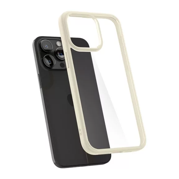 Spigen Ultra Hybrid Mute Apple iPhone 15 Pro tok, bézs