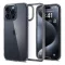 Spigen Ultra Hybrid Apple iPhone 15 Pro Max tok, Space Crystal, átlátszó-szürke, fekete-átlátszó