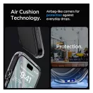 Spigen Ultra Hybrid Apple iPhone 15 Pro Max tok, Space Crystal, átlátszó-szürke, fekete-átlátszó