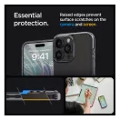 Spigen Ultra Hybrid Apple iPhone 15 Pro Max tok, Space Crystal, átlátszó-szürke, fekete-átlátszó