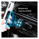 Spigen QS24 mágneses univerzális autós tartó, fekete