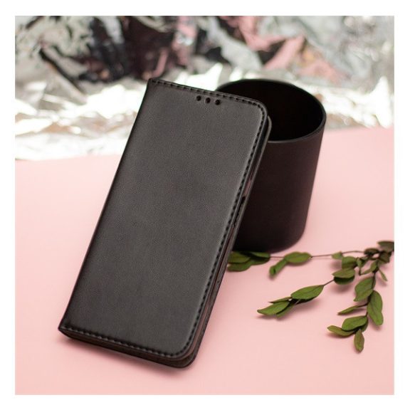 Magnet Xiaomi 14 mágneses flip tok, fekete