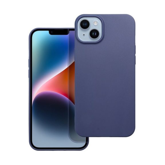 Matt szilikon Samsung Galaxy A35 5G tok, kék