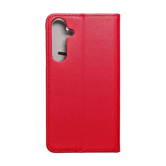 Magnet Samsung Galaxy A55 mágneses flip tok, piros