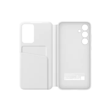   Samsung Galaxy A55 5G Smart View gyári flip tok, fehér, EF-ZA556CWE