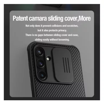   Nillkin CamShield Pro Samsung Galaxy A35 5G műanyag hátlap tok, fekete