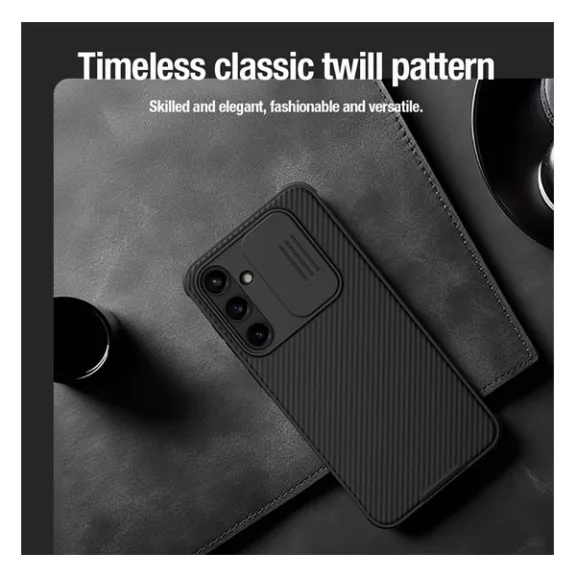 Nillkin CamShield Pro Samsung Galaxy A35 5G műanyag hátlap tok, fekete