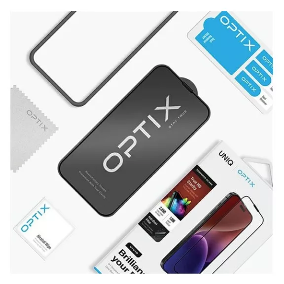 Uniq Optix Vivid Clear Apple iPhone 15 Pro Max tempered glass kijelzővédő üvegfólia