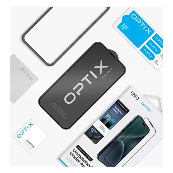 Uniq Optix Anti-Reflective Apple iPhone 15 Pro Max tempered glass kijelzővédő üvegfólia
