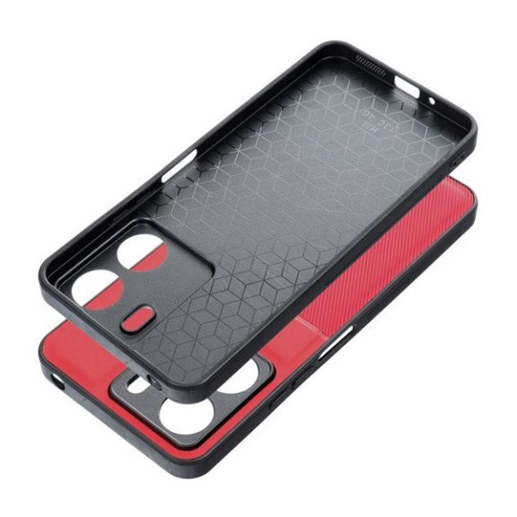 Forcell Noble hátlap tok, Xiaomi redmi 13C / Poco C65, piros