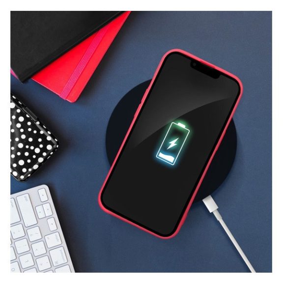 Forcell Silicone Xiaomi redmi 13C szilikon tok, barack