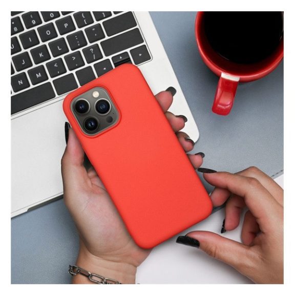 Forcell Silicone Xiaomi redmi 13C szilikon tok, barack