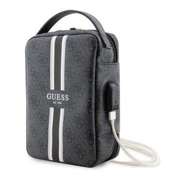   Guess 4G Printed Stripes GUHBP4RPSK rendszerező táska, fekete