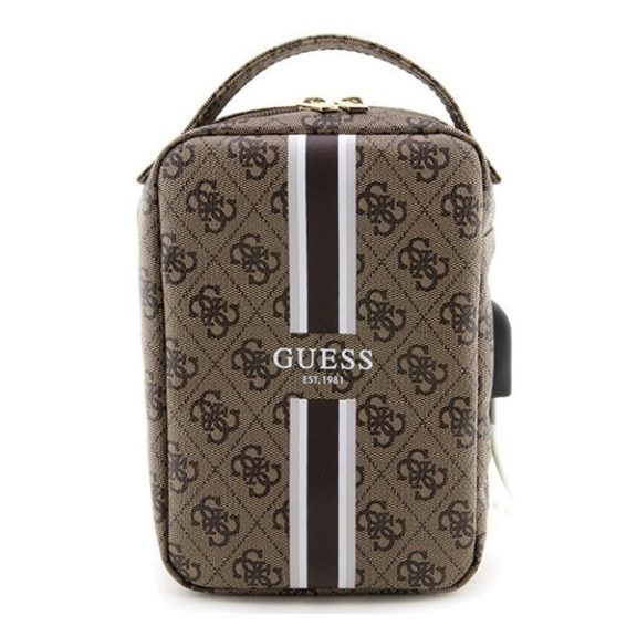 Guess 4G Printed Stripes GUHBP4RPSW rendszerező táska, barna