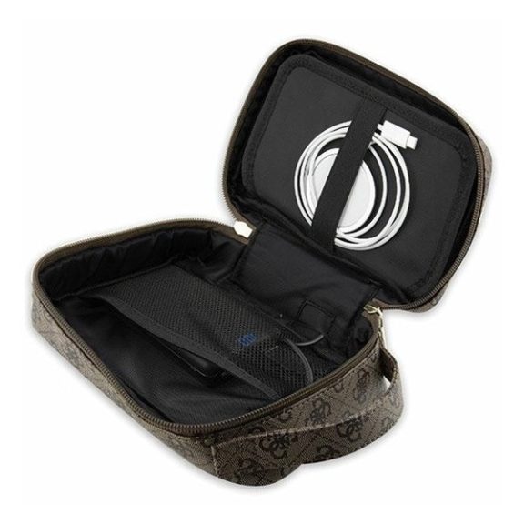 Guess 4G Printed Stripes GUHBP4RPSW rendszerező táska, barna