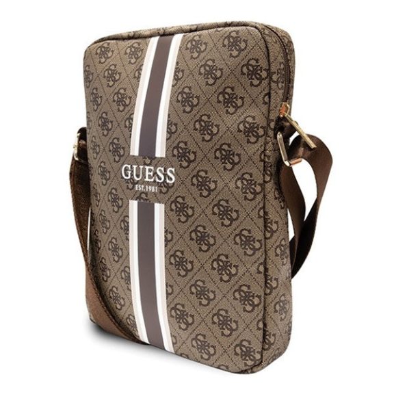 Guess 4G Stripes GUTB10P4RPSW 10" tablet táska, barna