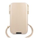 Guess Saffiano GUHCP12MSAPSLG 6,1" telefontartó táska, arany