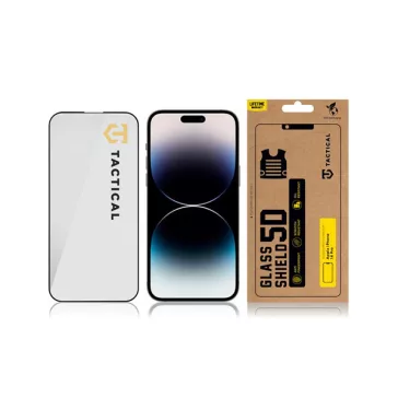   Tactical Glass Shield 5D Apple iPhone 14 Pro kijelzővédő üvegfólia, fekete
