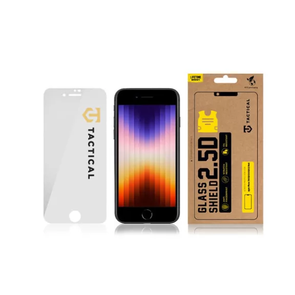 Tactical Glass Shield 2.5D Apple iPhone 7/8/SE2020/SE2022 kijelzővédő üvegfólia, átlátszó