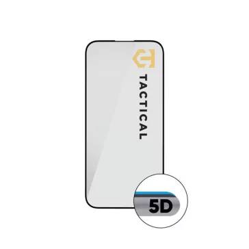   Tactical Glass Shield 5D Apple iPhone 15/ iPhone 16 kijelzővédő üvegfólia, fekete