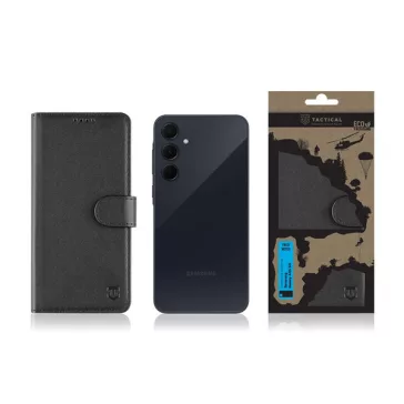   Tactical Field Notes Samsung Galaxy A35 5G flip/oldalra nyíló tok, fekete
